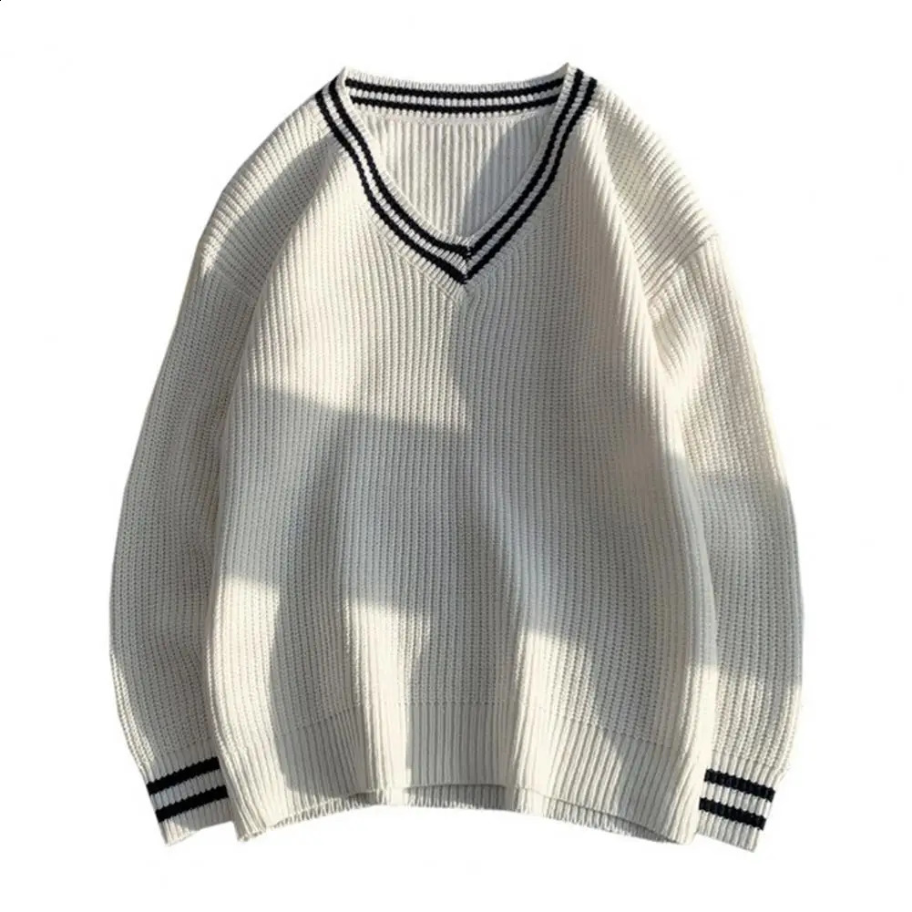 Long sleeved warm and anti shrink soft Korean style spring sweater 240829