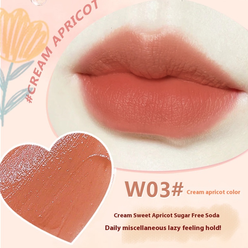 Affordable Matte Lipstick by WODWOD - Smooth Milk Cream Texture for a Subtle Look