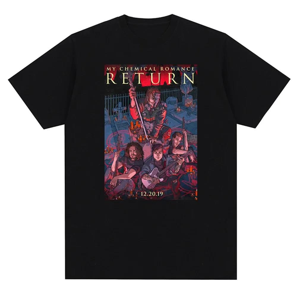 My Chemical Romance Mcr Band Printed 100% Cotton T-shirt