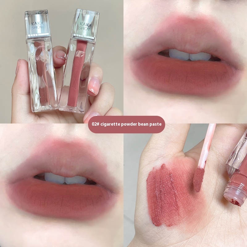 Affordable Kakashow Matte Mist Lipstick with Clear Sheen - Long-Lasting and Nourishing Formula
