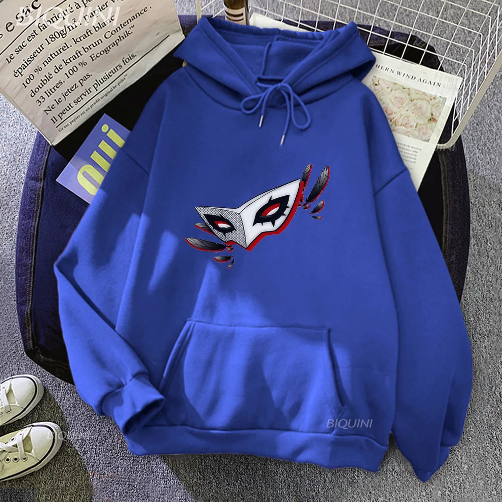 Persona 5 atlus stiehlt anime dos desenhos animados harajuku hoddies masculino streetwear unissex camisolas pullovers 240829