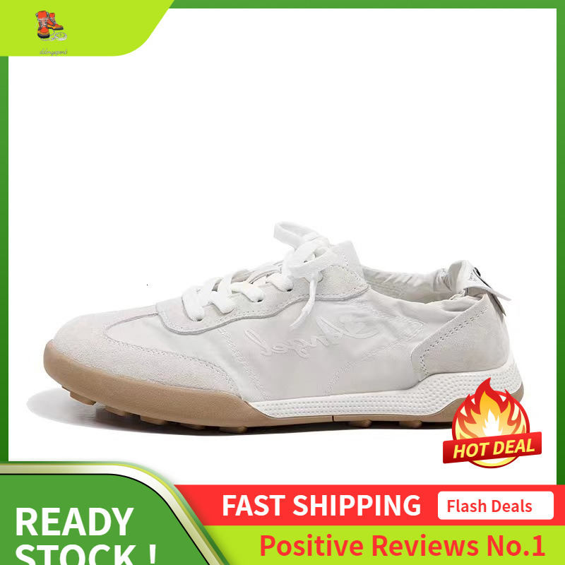 Ddmysports Grape Mom S Same Genuine Leather Thick Sole Sports For Women Versatile Round Toe Breathable German Training Shoes Casual Dad Trendy OUTDOOR