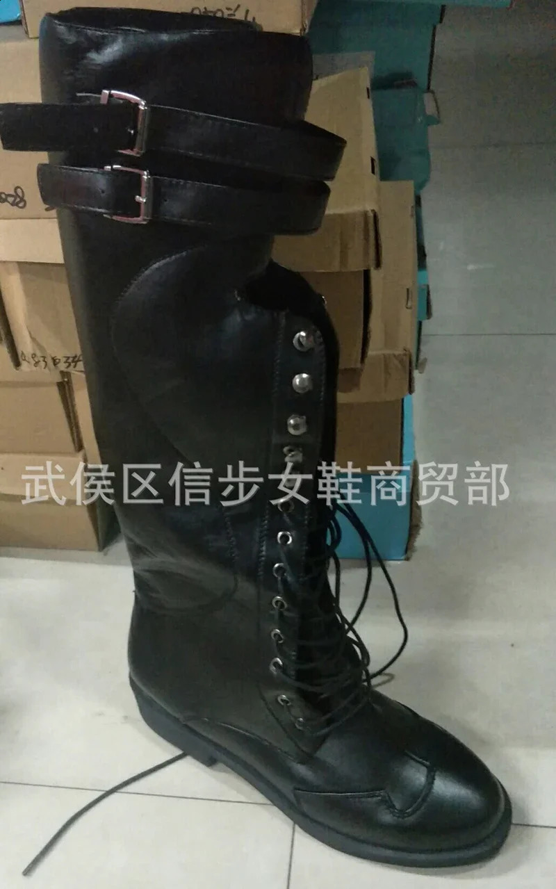 Cowboy Retro Classic Men Long Western Vintage Male Boots Knee High Shoes Botas atos Hombre 240828