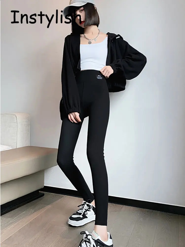 Womens sports leggings push up high waisted vintage Harajuku ribbed knit pants fitness clothing 240827