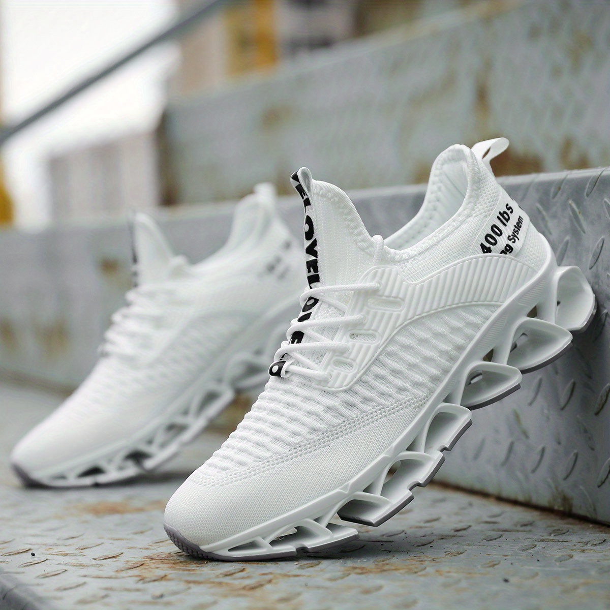 Odor-Resistant Men's Blade Sneakers - Lightweight and Breathable Slip-On Athletic Shoes sports trainers mens tennis shoes