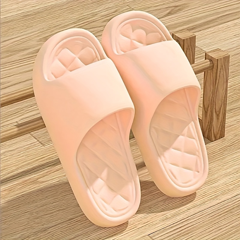 Cozy EVA Slides - Soft, Breathable, and Comfortable Indoor Shoes for All Seasons - Easy Slip-On Design, Solid Color, and Anti-Slip Sole