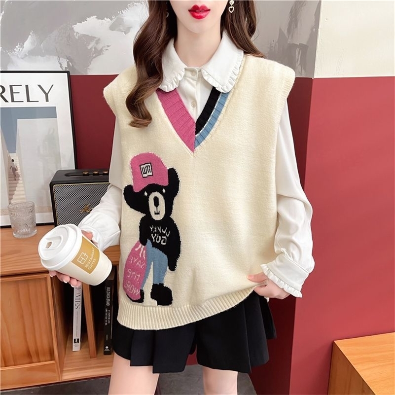 Fashion Knitted Vest Womens Autumn/Winter Fashion Western style Spring/Summer Jacket 240828
