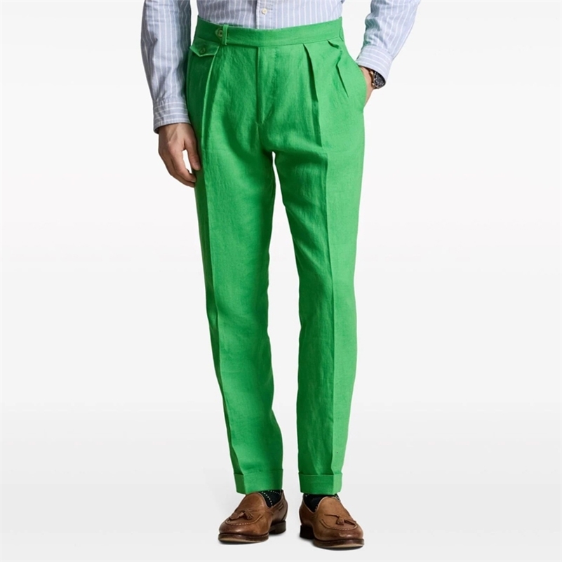 Classic Blue Mens Pants British and Gentleman Style Customized Mens Pants for Spring/Summer 240828