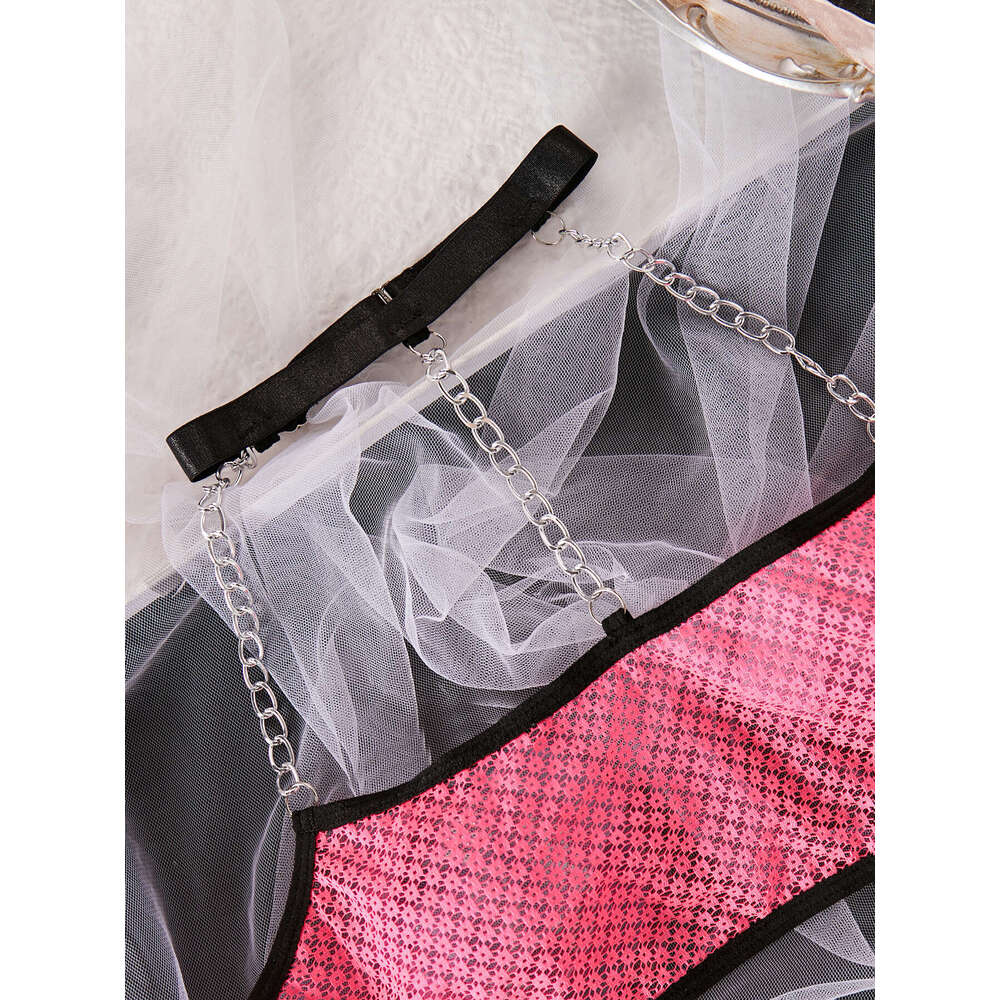 Mesh For Women Transparent Porno Underwear Bra Set And Panty gerie Sexy Hot Erotic Sleepwear