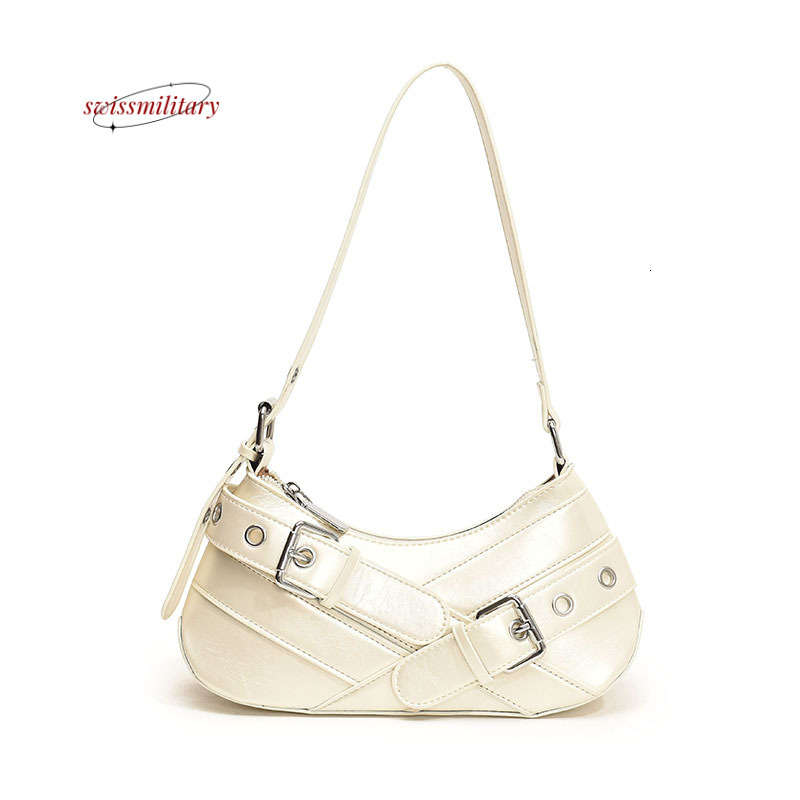Swissmilitary High end niche baguette for women 2024 autumn new fashion versatile shoulder bag, simple and fashionable armpit bag #33