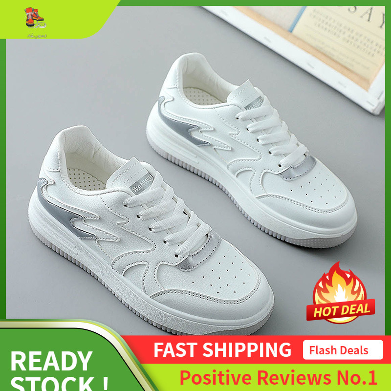 Ddmysports Thick Soled Small White For Women Spring Casual Fashionable Student Board Shoes Breathable And Versatile Height Increasing OUTDOOR