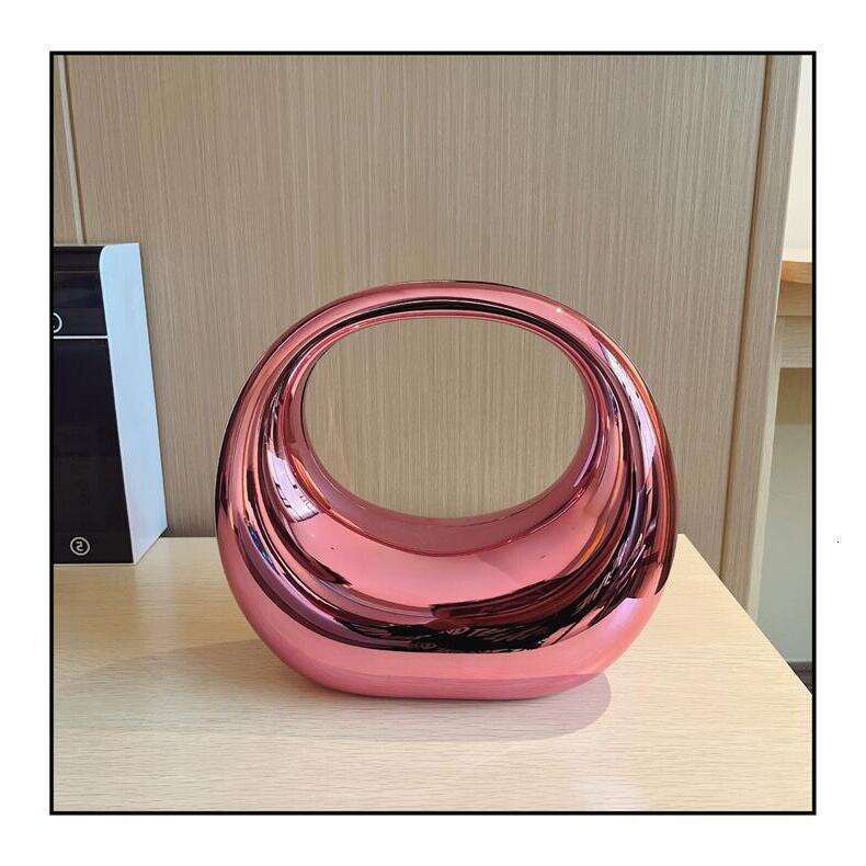 News Luxury 2023 Women's Party Prom Crescent Clip Box Evening Clutch Acrylic Transparent Clutch Waterproof Crossbody Bag free shipping