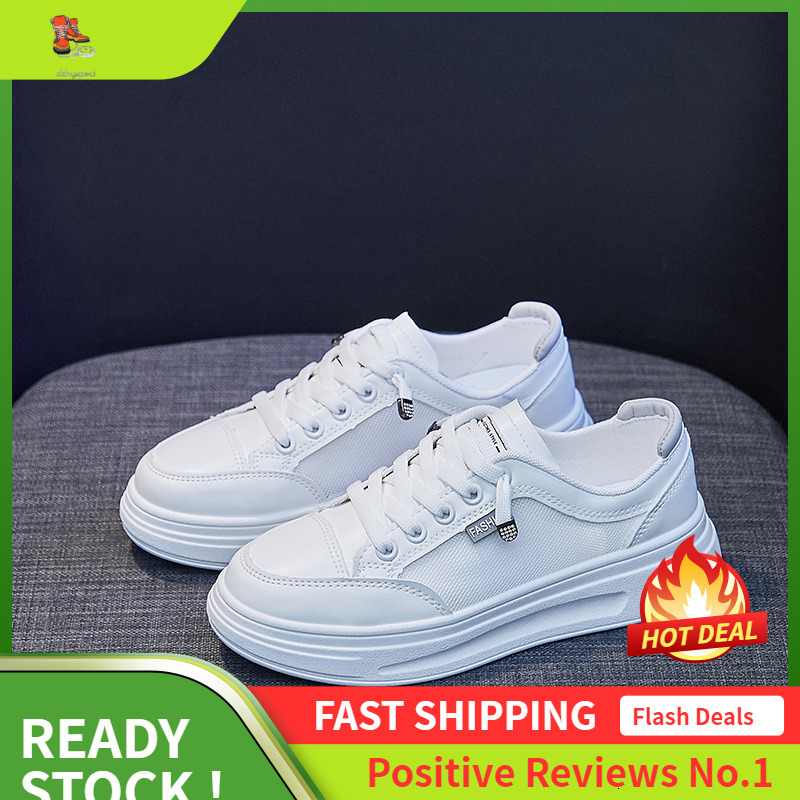 Ddmysports Instagram Little White Student Korean Edition Women S Fashion Summer New Mesh Breathable Casual Board Shoes Street Shoot K OUTDOOR