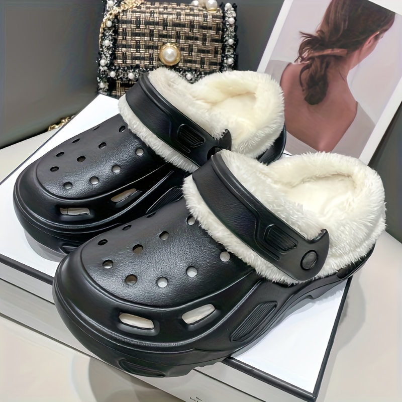 CozyPlus Thermal Slippers - Warm Fuzzy Lined, Non-Slip, Slip-On, EVA Plush, Soft, Breathable, Lightweight, Winter Platform Shoes for Cold Weather