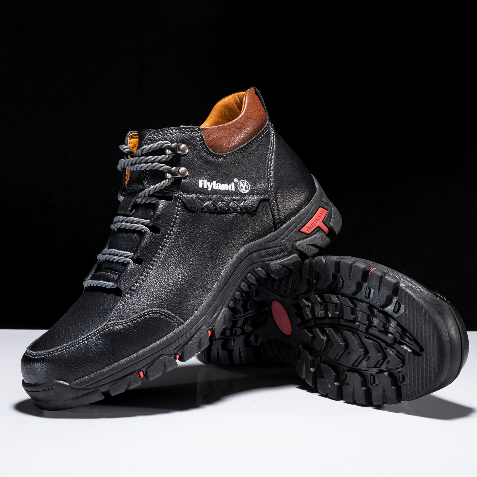 Ultra-Comfortable Boots for Men - Breathable, Non-Slip, and Water-Resistant Shoes with Classic Style for Walking, Hiking, and Mountaineering - Durable