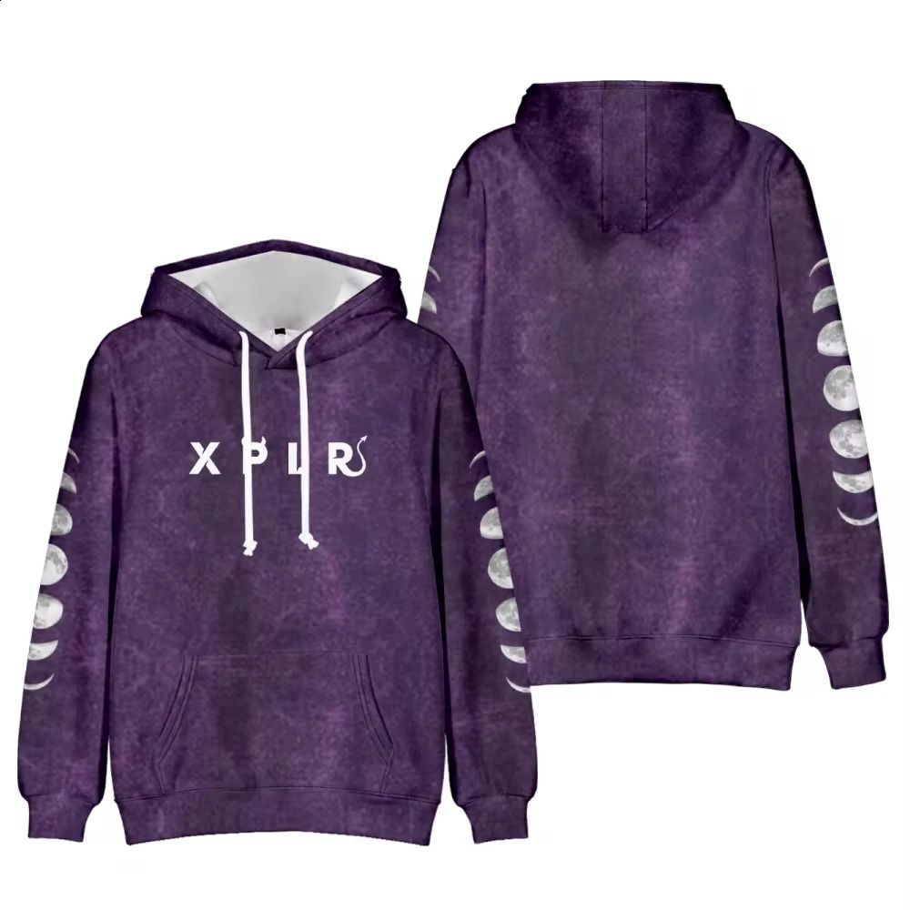 Y2K Sam And Colby Hoodie XPLR Hell Week 22 Cloud Sweatshirt Red Tie Dye Pullover Streetwear Clothing Fashion Casual Truck 240828