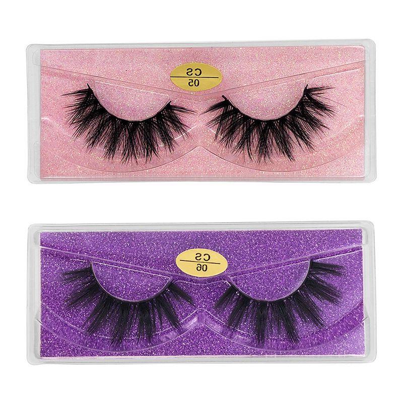 Mink Eyelashes Bulk Wholesale mix 10 styles Pack Natural Thick False Lashes Handmade Makeup Cotton stalk soft Lengthen Ewgga