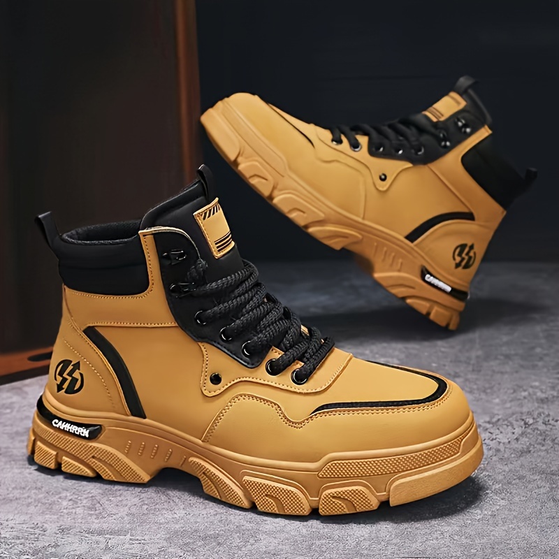 Men's Ankle Boots - Breathable, Comfortable, Non-slip, Waterproof, Lightweight Boots for Outdoor Walking, Hiking, Mountaineering - Perfect Autumn