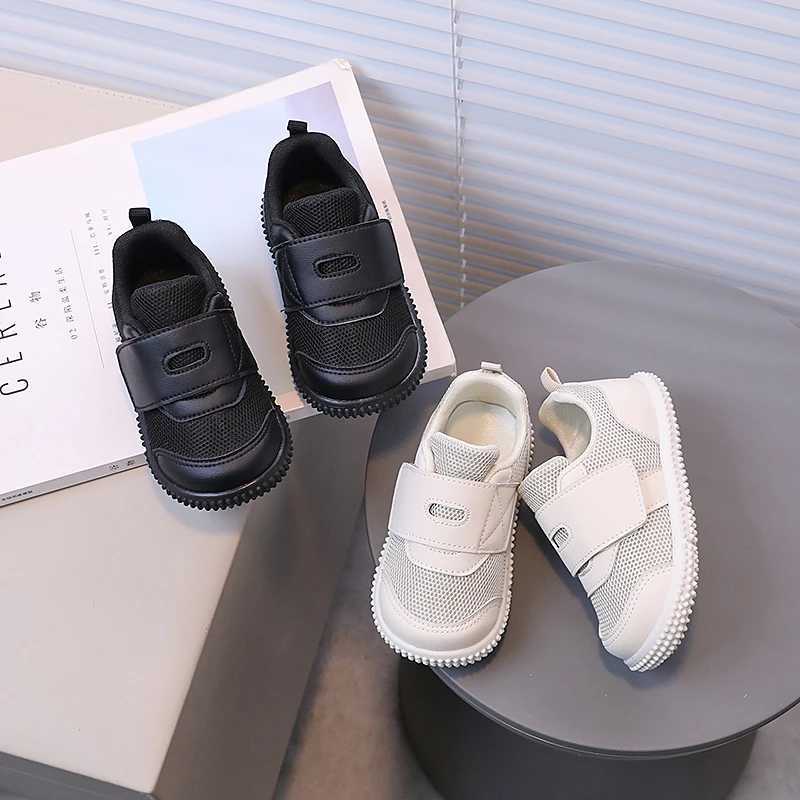 Childrens casual shoes Air Mesh anti slip foldable black beige childrens sports shoes autumn unisex running childrens boys and girls tennis shoes W250