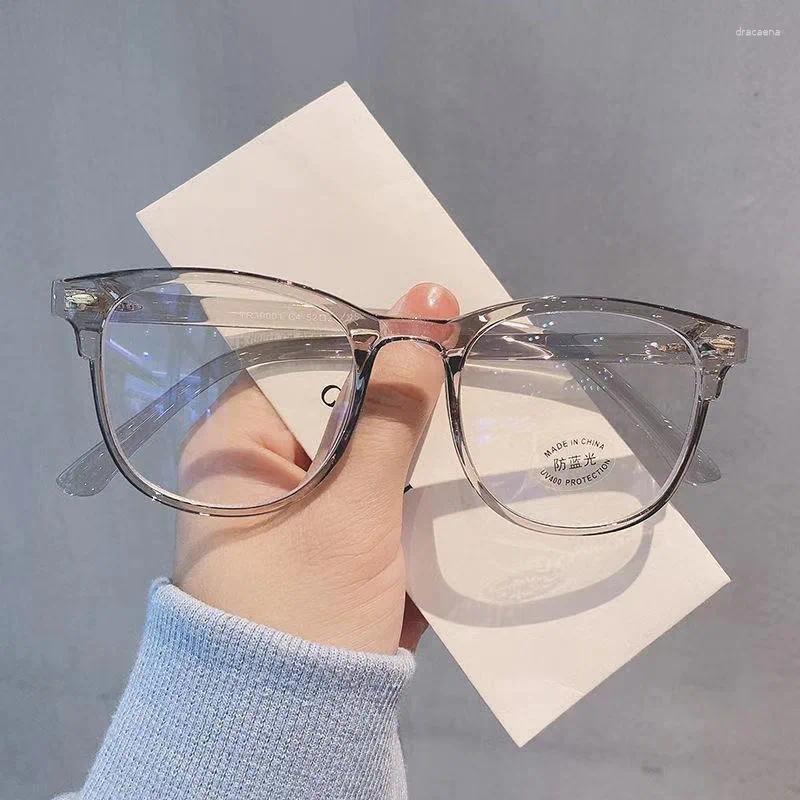 Sunglasses Vintage Transparent Computer Glasses Frame Women Men Anti Blue Light Eyewear Blocking Optical Spectacle