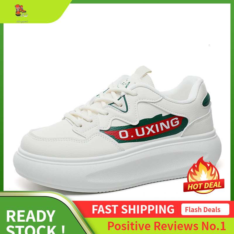 Ddmysports Q Shallow Mouth Women S Summer Autumn Letter Breathable Height Increasing Thick Soled Sports And Leisure Board Shoes Versatile OUTDOOR