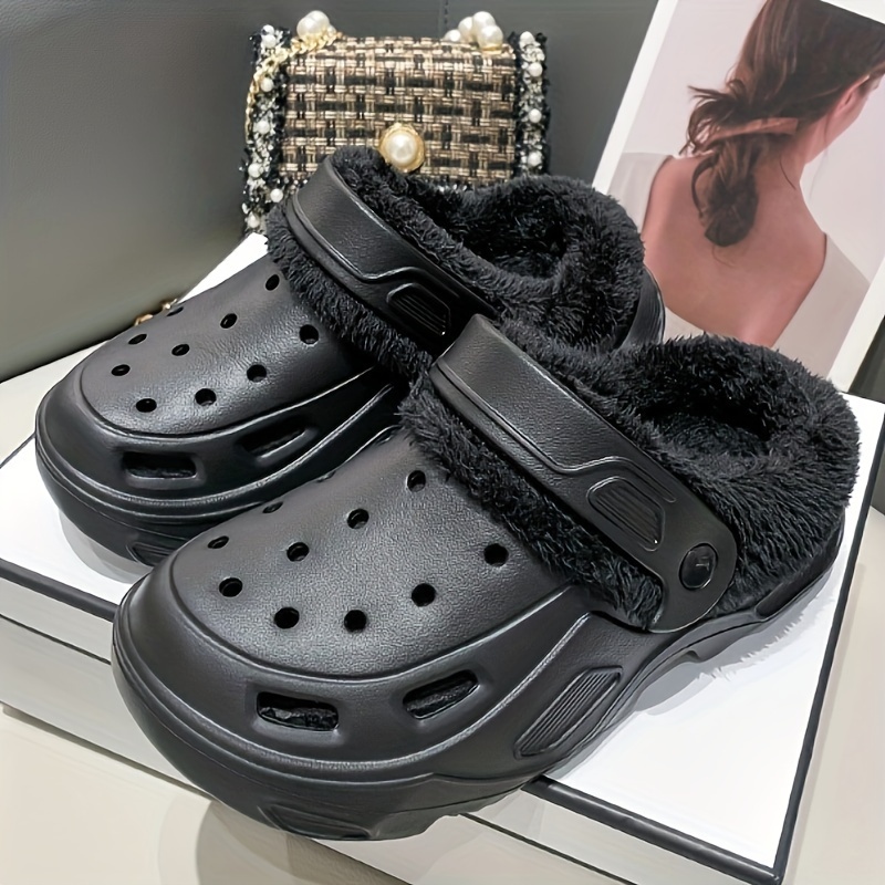 CozyPlus Thermal Slippers - Warm Fuzzy Lined, Non-Slip, Slip-On, EVA Plush, Soft, Breathable, Lightweight, Winter Platform Shoes for Cold Weather