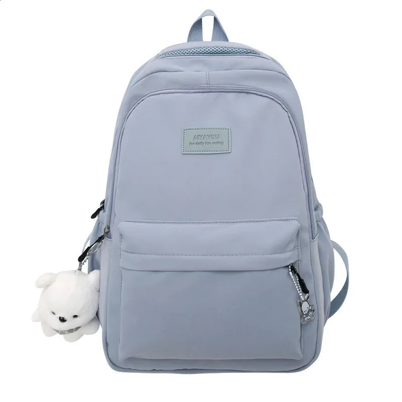 Female Fashion High Capacity Waterproof College Backpack Trendy Women Laptop School Bags Cute Girl Travel Book Bag Package Pack 240828