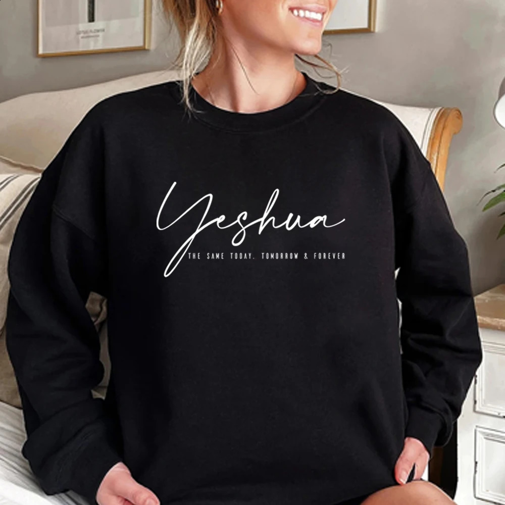 Yeshua Sportswear Aesthetics Christian Shirt Jesus Womens Religious Faith Hoodie Gift Church Tshirt 240827