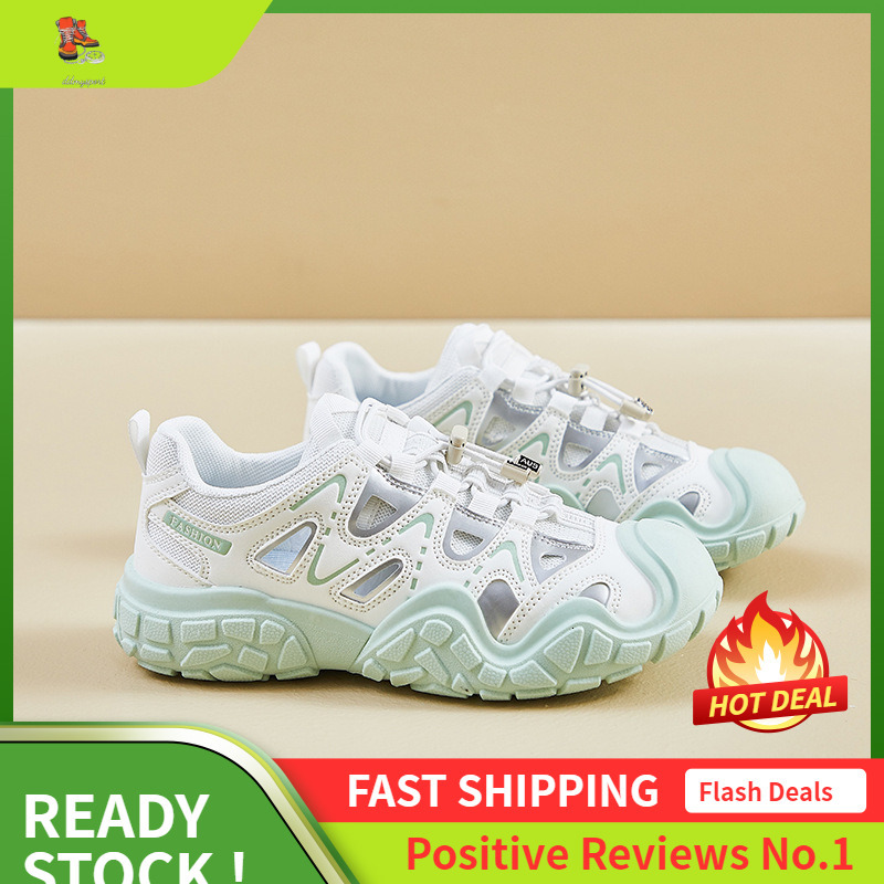 Ddmysports Ins Korean Version New Dad Shoes For Women Summer Student Running Sports Leisure Hollow Breathable Street Shot LD OUTDOOR