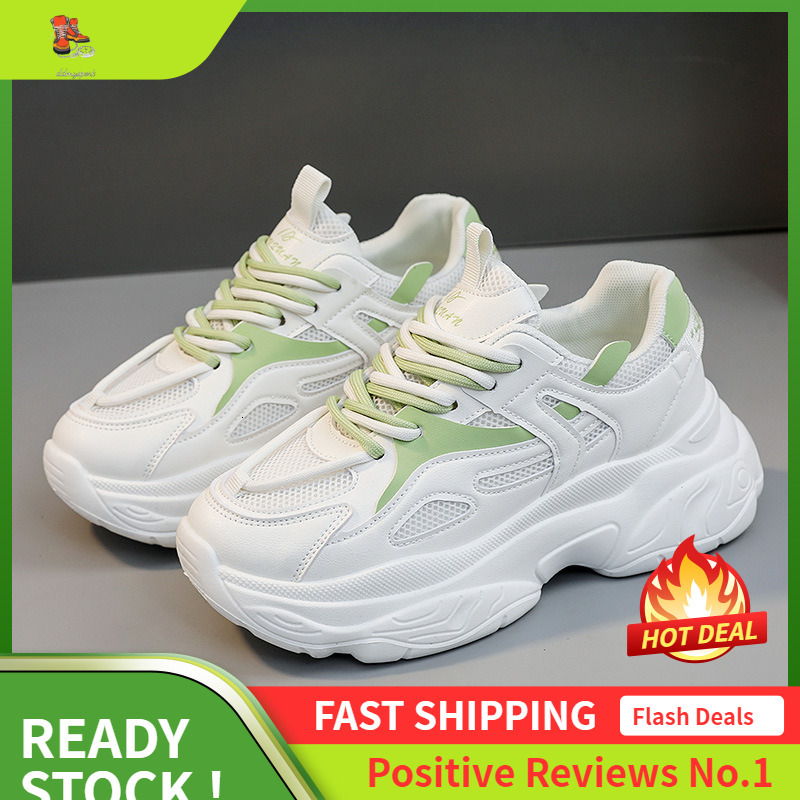Ddmysports K New Minimalist Women S Autumn Korean Version Breathable And Height Increasing Thick Soled Dad Casual Shoes OUTDOOR
