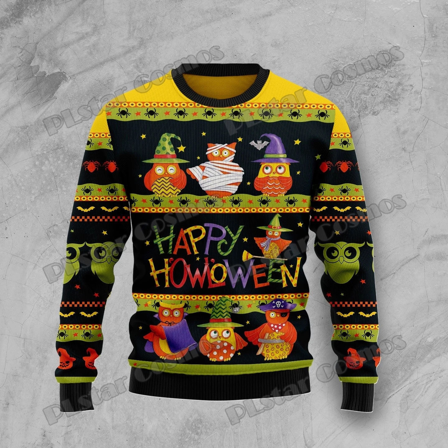 PLstar Cosmos Rottweiler Halloween 3D Printed Mens Ugly Christmas Sweater Winter Neutral Casual Knitted Pullover Sweater ZZM29 240829