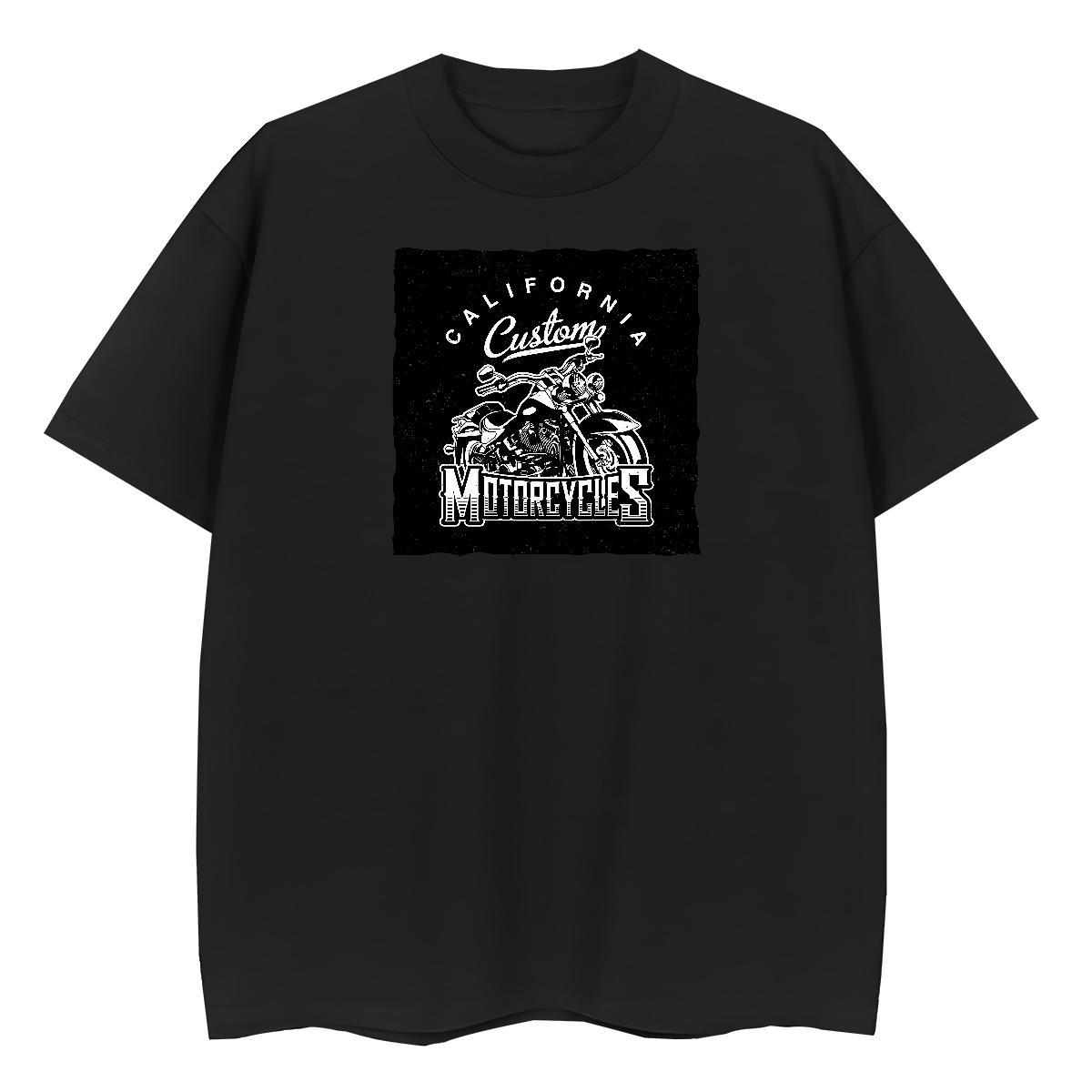 New Woman T Shirts 230g Pure Cotton Short Sleeve O-Neck Casual Beach Motorcycle Lady T shirt Unisex Black White Tee Shirt