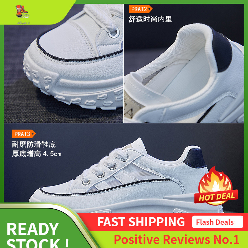 Ddmysports Korean Summer New Dad Women S Instagram Trendy Student Breathable Sports Shoes Thick Sole Elevated Casual Q OUTDOOR
