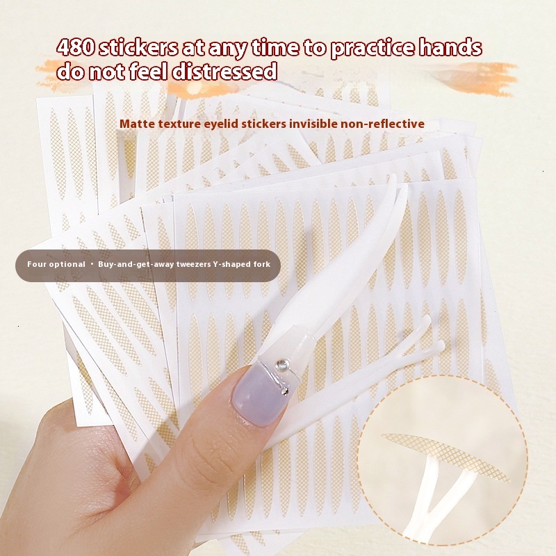 Double Eyelid Enhancer with Xixi's Unseen Bubble Design - Non-irritating Adhesive Eye Patches