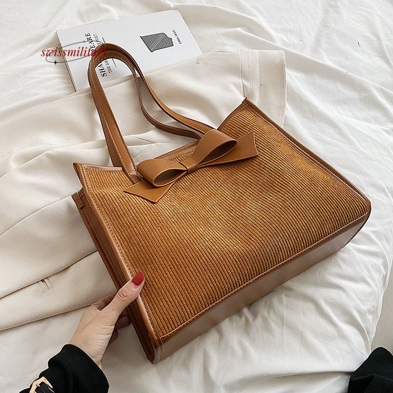 Swissmilitary Bow red hand-held one shoulder large capacity tote for women 2023 new underarm niche wedding bride bag #30