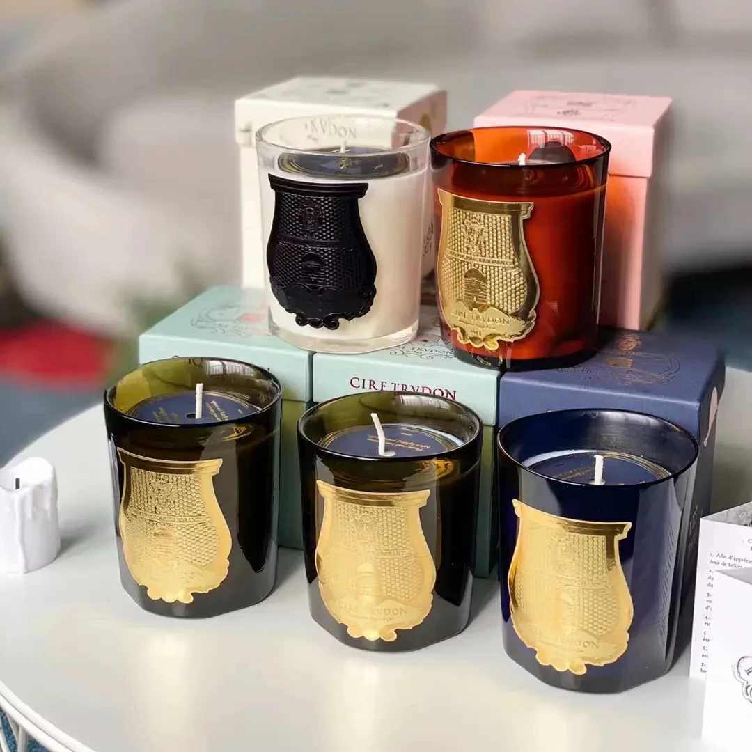 Scented Candle 270g French aromatherapy candle Moroccan mint tea fragrance long-lasting high-end Christmas gift set home decoration T240829