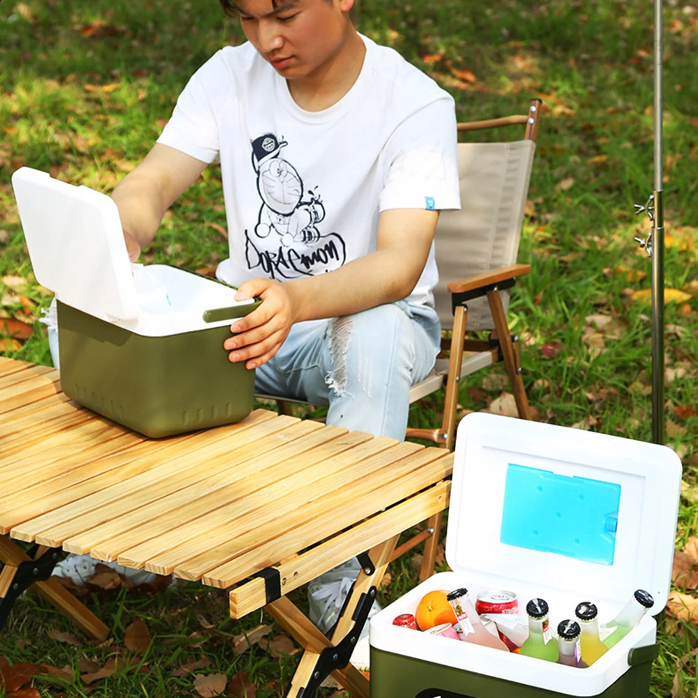 Car refrigerant freezer portable storage bag food box picnic organizer container used for car family outdoor camping 240828