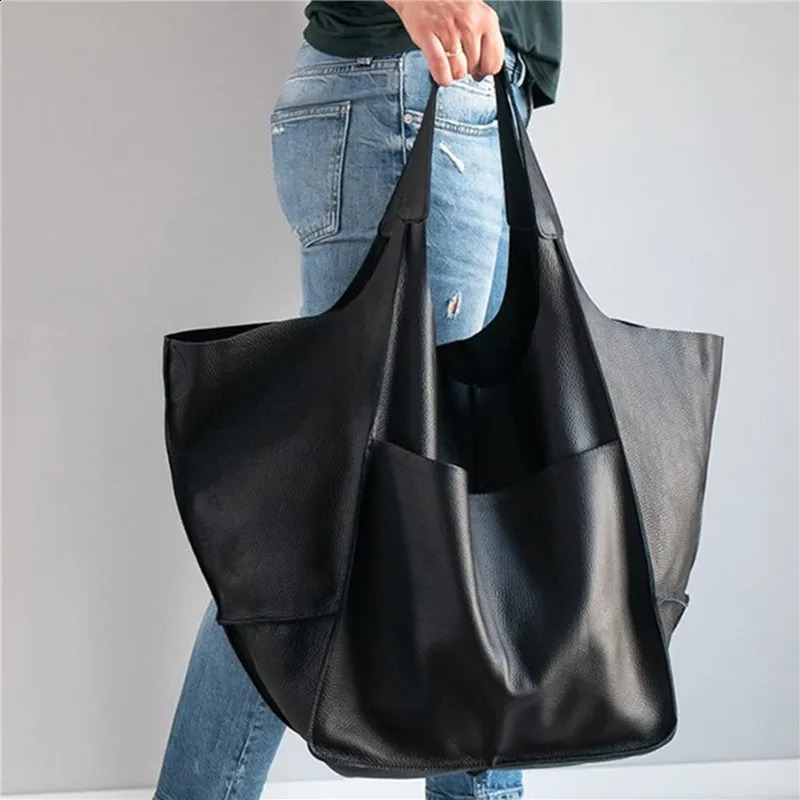 Womens Large PU Leather Satchel Handbag Work Tote Shoulder Bags Purse Soft Crossbody Oversized Bag Female Bolsa Feminina Sac 240829