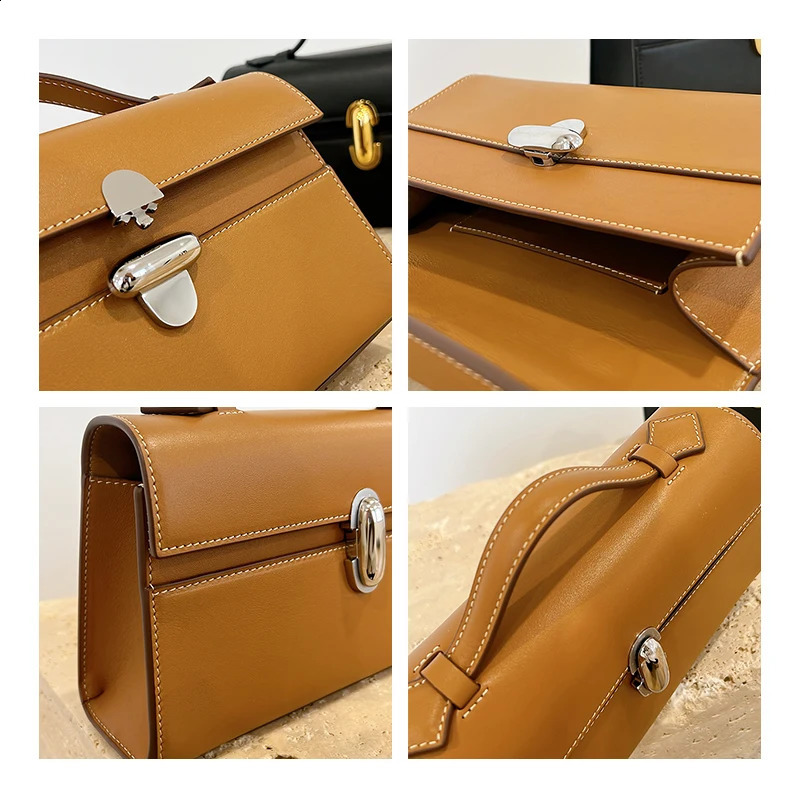 MABULA genuine leather womens clutch high-quality handbag 240828 7006 4