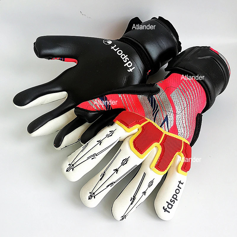 4MM Latex Goalkeeper Gloves Soccer Football Premium Quality Protection Thicken Goal Keeper Soccer Sport Goalie Goalkeeper Glove 240828