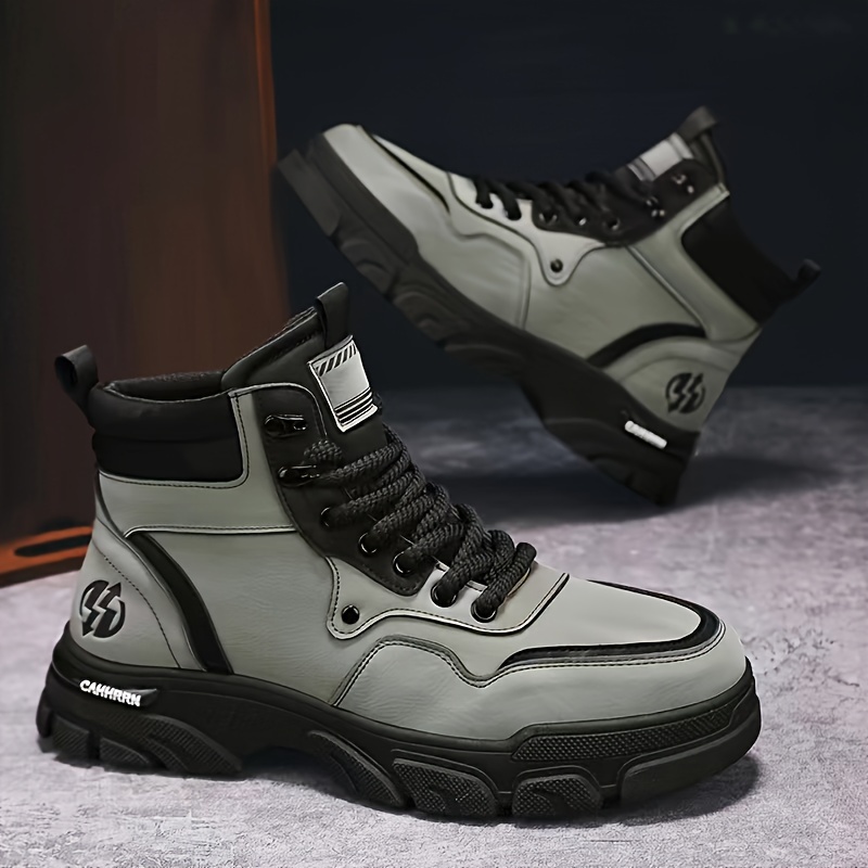 Men's Ankle Boots - Breathable, Comfortable, Non-slip, Waterproof, Lightweight Boots for Outdoor Walking, Hiking, Mountaineering - Perfect Autumn