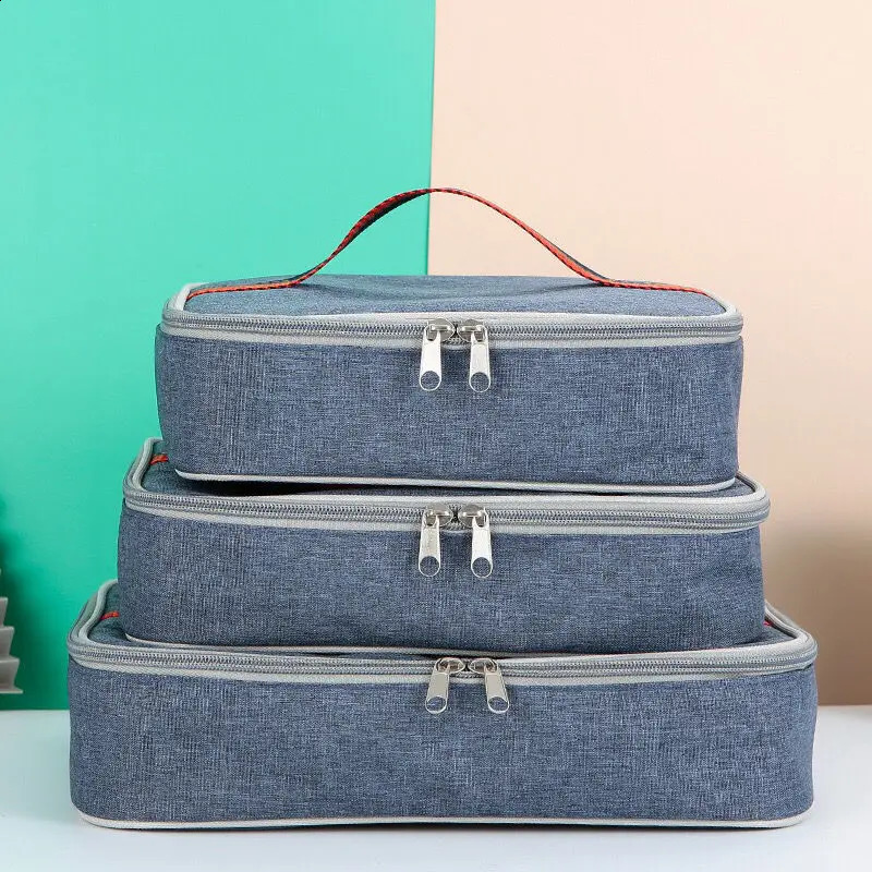 Portable cooler pack ice lunch box insulation picnic bag women girls children Bolsas de Almuerzo 240828