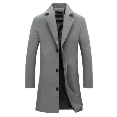 Changgou coat wool coat household goods wool coat foreign trade mens clothing Korea slim fit 240829