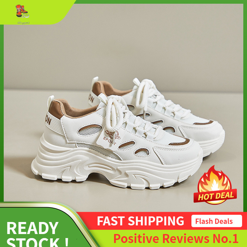 Ddmysports Instagram Korean New Dad Women S Spring Student Sports Running Casual Shoes Thick Sole Eightened T OUTDOOR