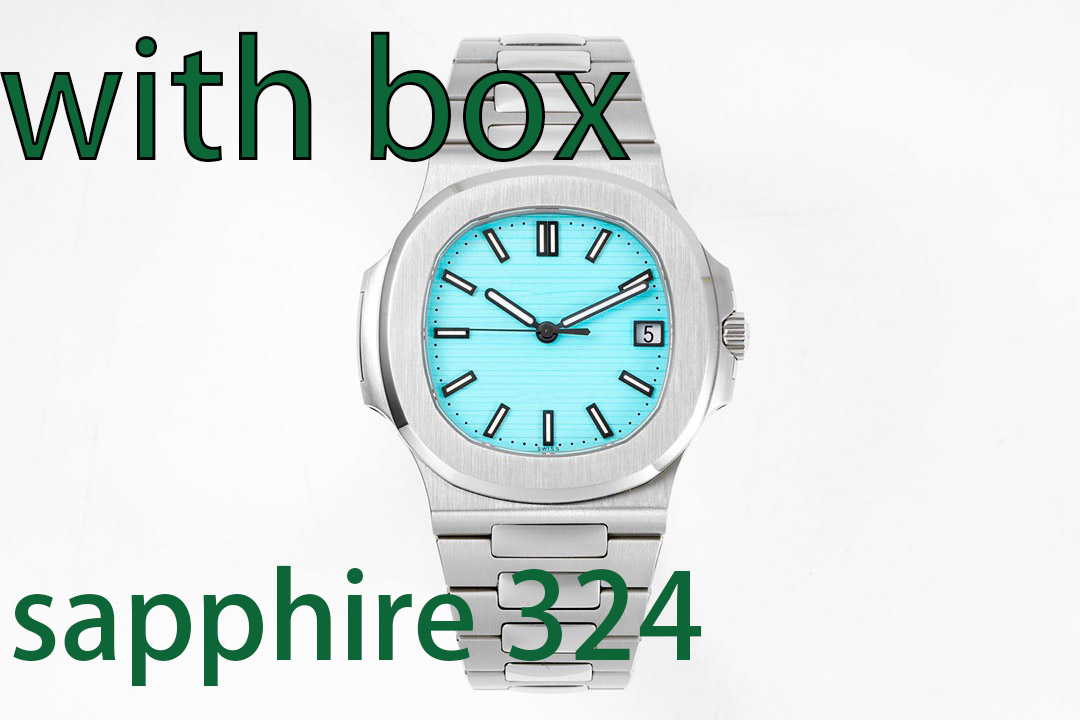 Luxury Mens Watch Designer Watches High Quality 5711 3K Factory 324 Automatic Mechanical Movement Watches 904L Stainless Steel 100M Water Resistant Butterfly