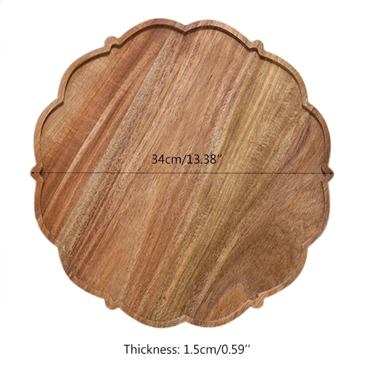 Serving tray flower shaped wooden serving trays snack tray breakfast tray food serving tray storage tray 240828