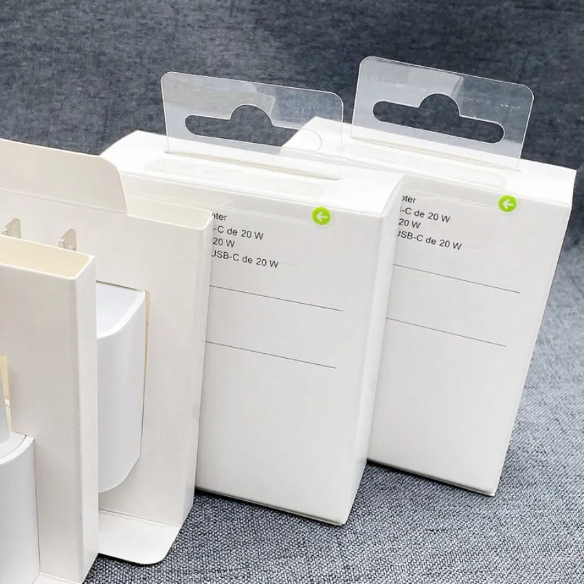 OEM Quality 20W PD type C USB charger Super fast charging USB EU US plug adapter mobile phone power delivery quick chargers for iPhone 16 15 14 13 12 11 x 7 8 Pro
