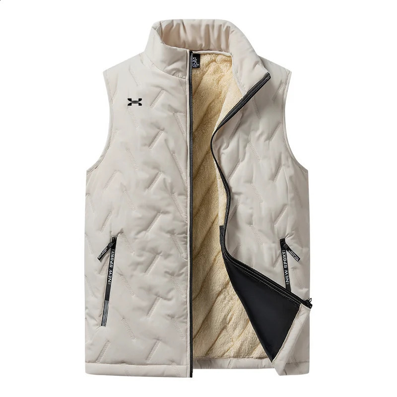 Mens vest windproof mens jacket sleeveless winter casual down 240829