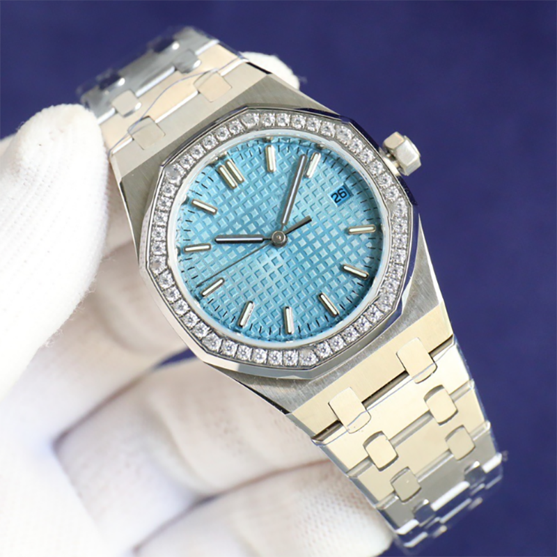 High quality mens automatic mechanical movement designer diamond watch 42mm 33mm stainless steel 904L waterproof watch womens fashion wristband Montre De Luxe