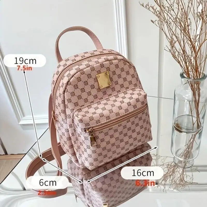 Mini Edition Womens Small Backpack Coin Purse Mobile Phone Bag Special 240828Z